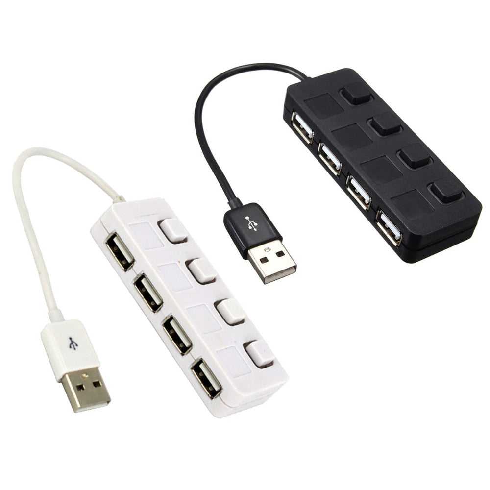 4 Port USB-A Hub with Physical Security On/Off Switches - OnlyKey