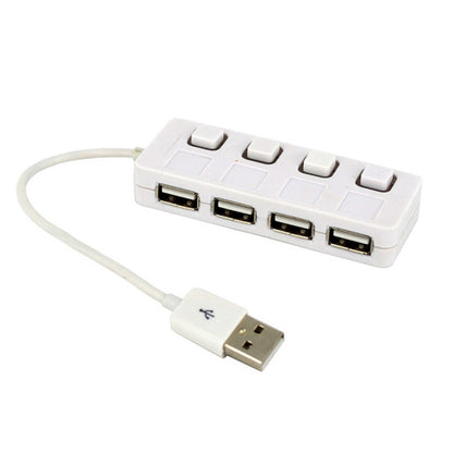 4 Port USB-A Hub with Physical Security On/Off Switches - OnlyKey