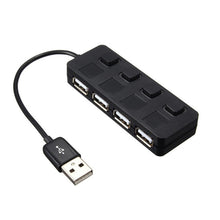 4 Port USB-A Hub with Physical Security On/Off Switches - OnlyKey